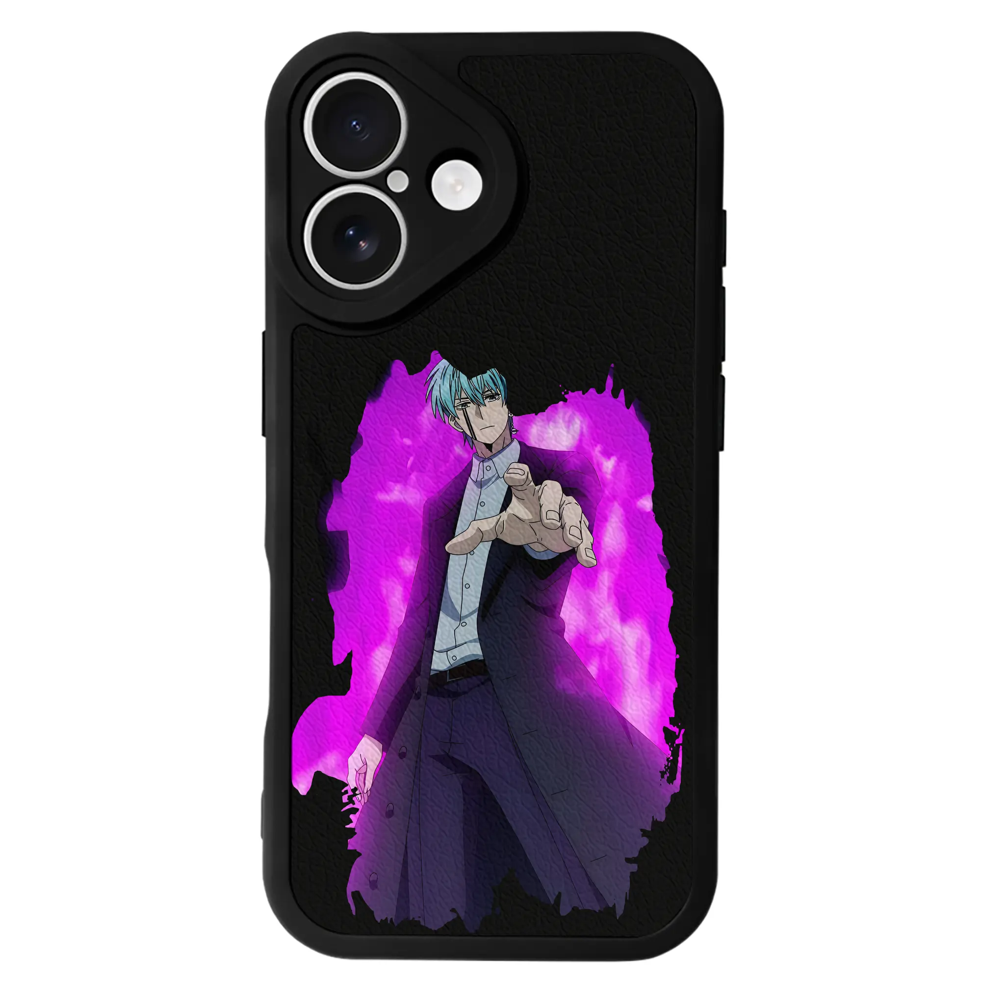 マッシュル グッズ,ランス・クラウン - IPhone 16シリーズ対応 ・ シリコンスマホケース ・ レザー調 ・ 高精度フィット ・ 耐衝撃 ・ ワイヤレス充電対応 ・ 精密カット